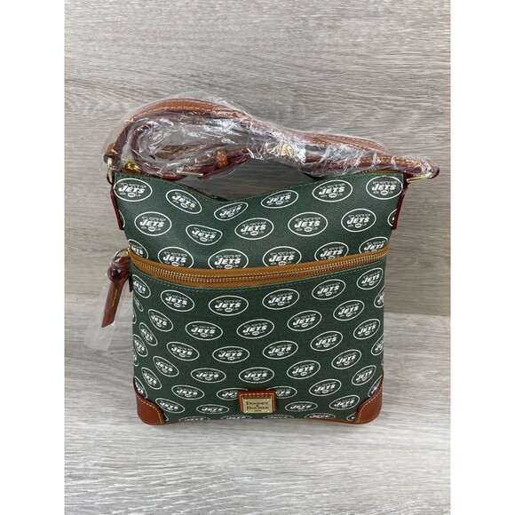 Dooney & Bourke Green New York Jets American Football Team Women's Crossbody Bag